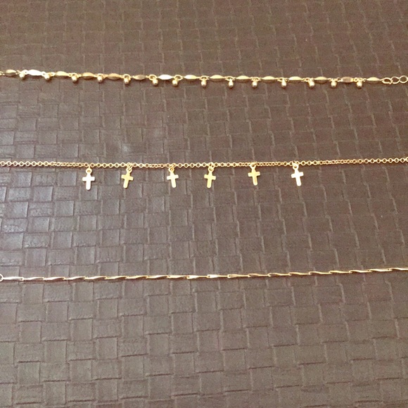 Jewelry - 3 Ankle Bracelets